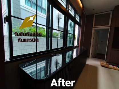 งานขัดเคาเตอร์หินเก่า - รับขัดหินอ่อน หินแกรนิต